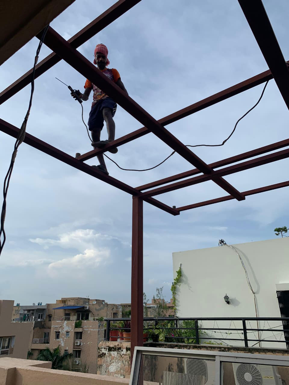 Tensile roof project